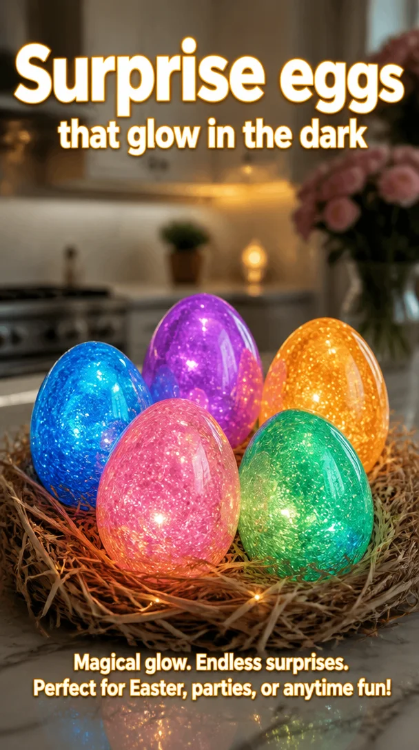 Surprise eggs that glow in the dark 8 Surprise eggs that glow in the dark