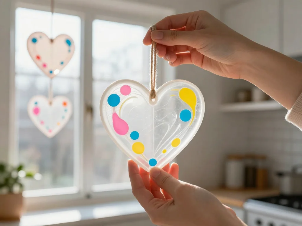 Swirled glue suncatchers transform simple ingredients into colorful glowing window art full of swirling patterns ✨ Save this project! 9 Swirled glue suncatchers transform simple ingredients into colorful glowing window art full of swirling patterns ✨ Save this project!