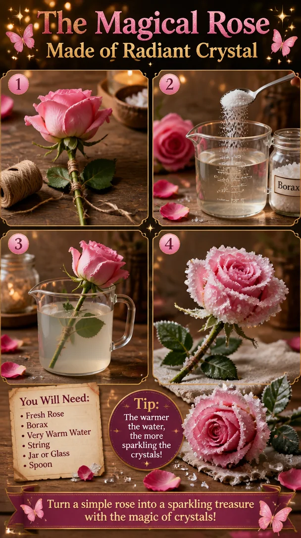 The Magical Rose Made of Radiant Crystal 8 The Magical Rose Made of Radiant Crystal