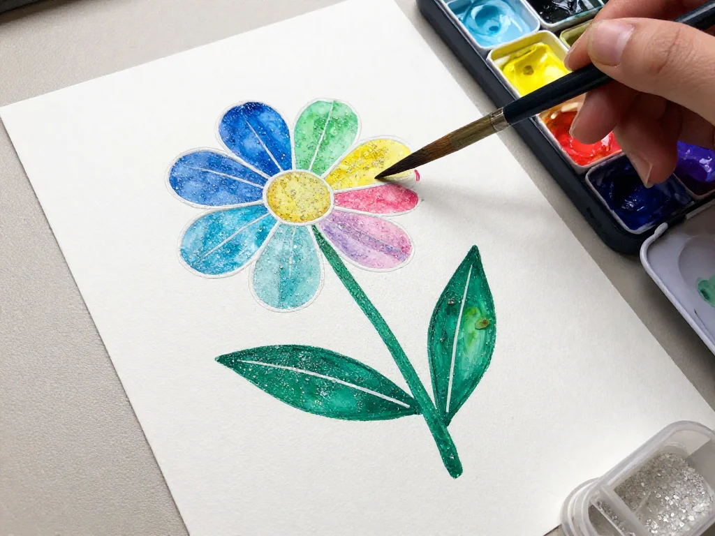Three-dimensional raised salt painting creates colorful textured artwork with stunning raised designs ✨ A fun and creative art activity for kids. Save this project! 8 Three-dimensional raised salt painting creates colorful textured artwork with stunning raised designs ✨ A fun and creative art activity for kids. Save this project!