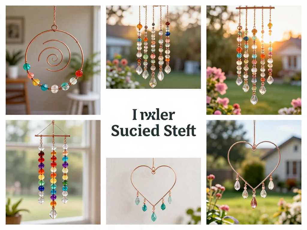 10 DIY Beads and Wire Suncatcher Ideas 9 10 DIY Beads and Wire Suncatcher Ideas