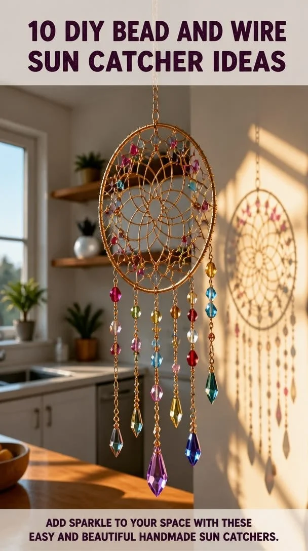 10 Stunning Beaded Suncatcher DIY Ideas: How to Make Beautiful Window Art 10 10 Stunning Beaded Suncatcher DIY Ideas: How to Make Beautiful Window Art