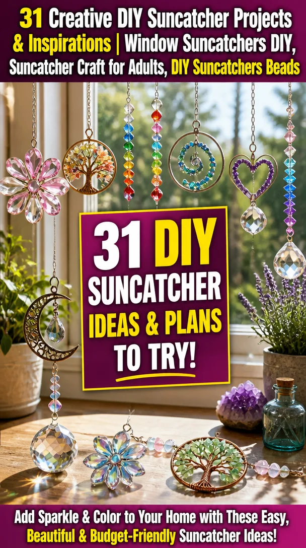 31 Creative DIY Suncatcher Projects & Inspirations | Window Suncatchers DIY, Suncatcher Craft for Adults, DIY Suncatchers Beads 8 31 Creative DIY Suncatcher Projects & Inspirations | Window Suncatchers DIY, Suncatcher Craft for Adults, DIY Suncatchers Beads