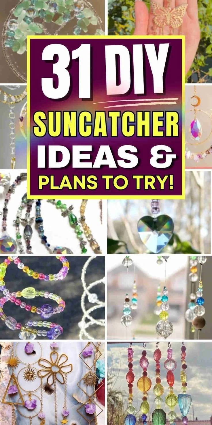 31 Creative DIY Suncatcher Projects & Inspirations | Window Suncatchers DIY, Suncatcher Craft for Adults, DIY Suncatchers Beads 10 31 Creative DIY Suncatcher Projects & Inspirations | Window Suncatchers DIY, Suncatcher Craft for Adults, DIY Suncatchers Beads