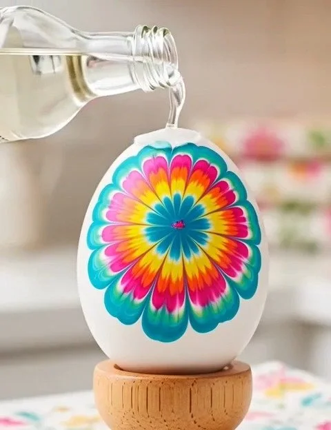 Baking Soda Painted Easter Eggs 11 Baking Soda Painted Easter Eggs
