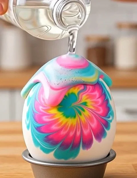 Baking Soda Painted Easter Eggs 12 Baking Soda Painted Easter Eggs
