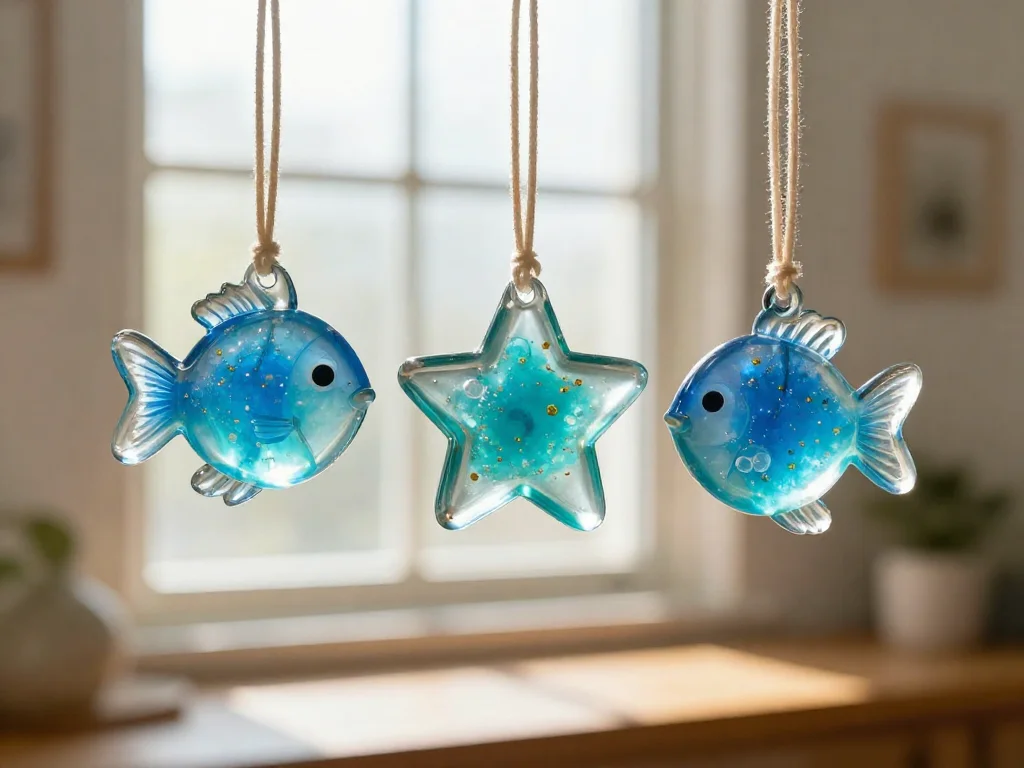 Blue Bead Ocean Suncatchers: Sparkling Kids' Craft 9 Blue Bead Ocean Suncatchers: Sparkling Kids' Craft