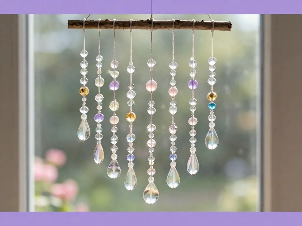 Brighten Your Mornings: 10 DIY Suncatcher Designs with Beads & Wire 9 Brighten Your Mornings: 10 DIY Suncatcher Designs with Beads & Wire