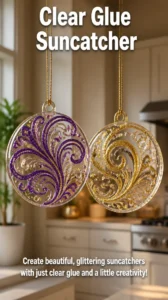 Clear Glue Suncatcher 21 Clear Glue Suncatcher