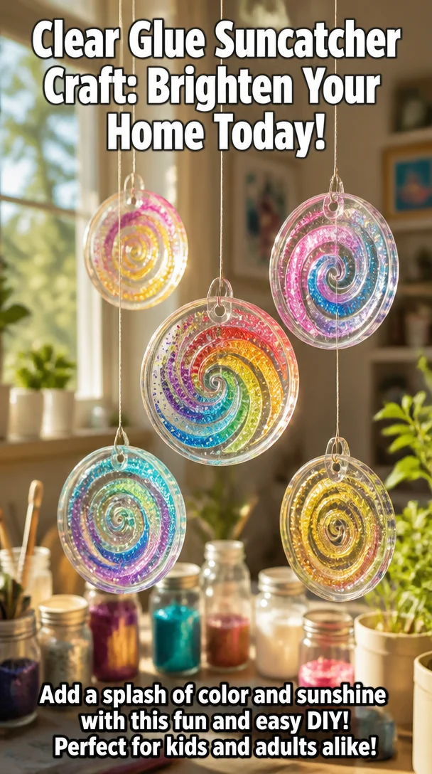 Clear Glue Suncatcher Craft: Brighten Your Home Today! 8 Clear Glue Suncatcher Craft: Brighten Your Home Today!