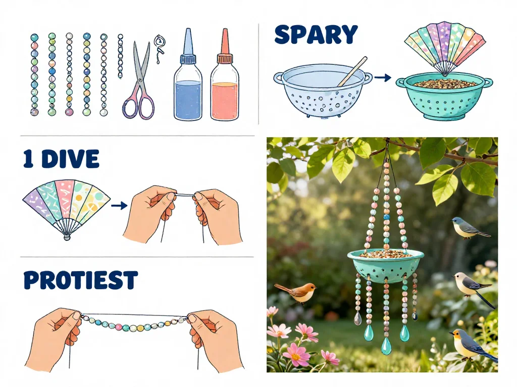 Colander Bird Feeder Chandelier 9 Colander Bird Feeder Chandelier