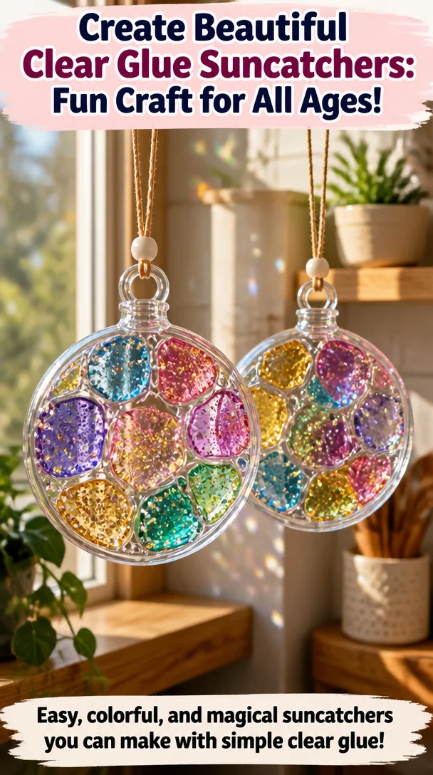 Create Beautiful Clear Glue Suncatchers: Fun Craft for All Ages! 8 Create Beautiful Clear Glue Suncatchers: Fun Craft for All Ages!