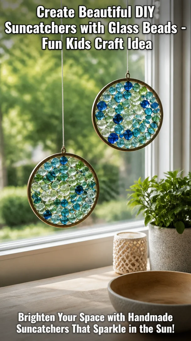 Create Beautiful DIY Suncatchers with Glass Beads - Fun Kids Craft Idea 8 Create Beautiful DIY Suncatchers with Glass Beads - Fun Kids Craft Idea