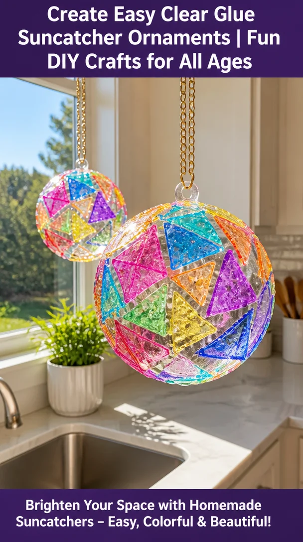 Create Easy Clear Glue Suncatcher Ornaments | Fun DIY Crafts for All Ages 8 Create Easy Clear Glue Suncatcher Ornaments | Fun DIY Crafts for All Ages
