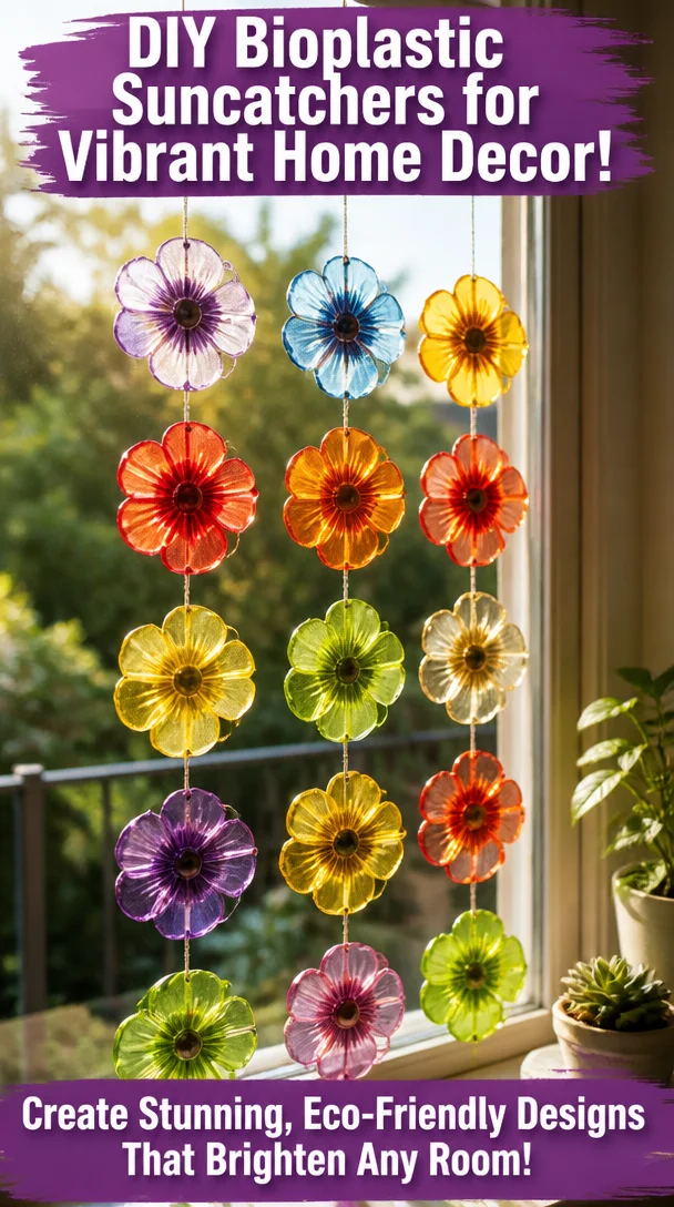 DIY Bioplastic Suncatchers for Vibrant Home Decor! 8 DIY Bioplastic Suncatchers for Vibrant Home Decor!