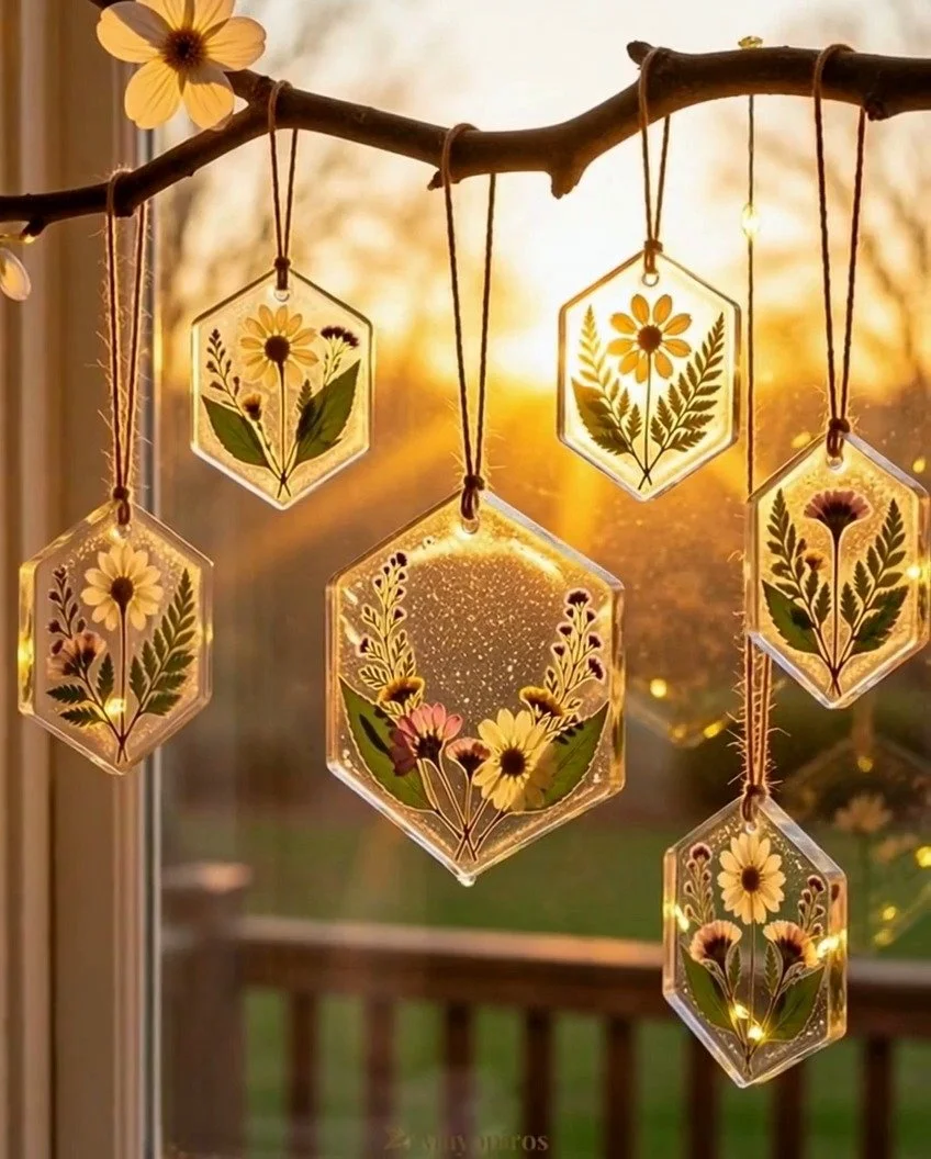 DIY Botanical Heart Ornaments 12 DIY Botanical Heart Ornaments