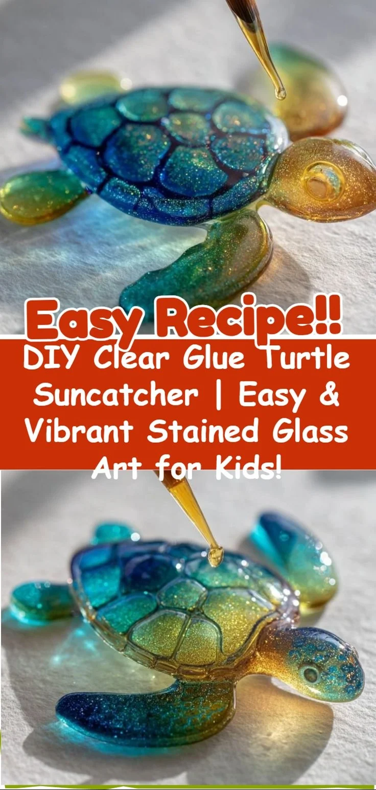 DIY Clear Glue Turtle Suncatcher: Vibrant Stained Glass Art Kids Can Make for Beach Themed Fun 10 DIY Clear Glue Turtle Suncatcher: Vibrant Stained Glass Art Kids Can Make for Beach Themed Fun