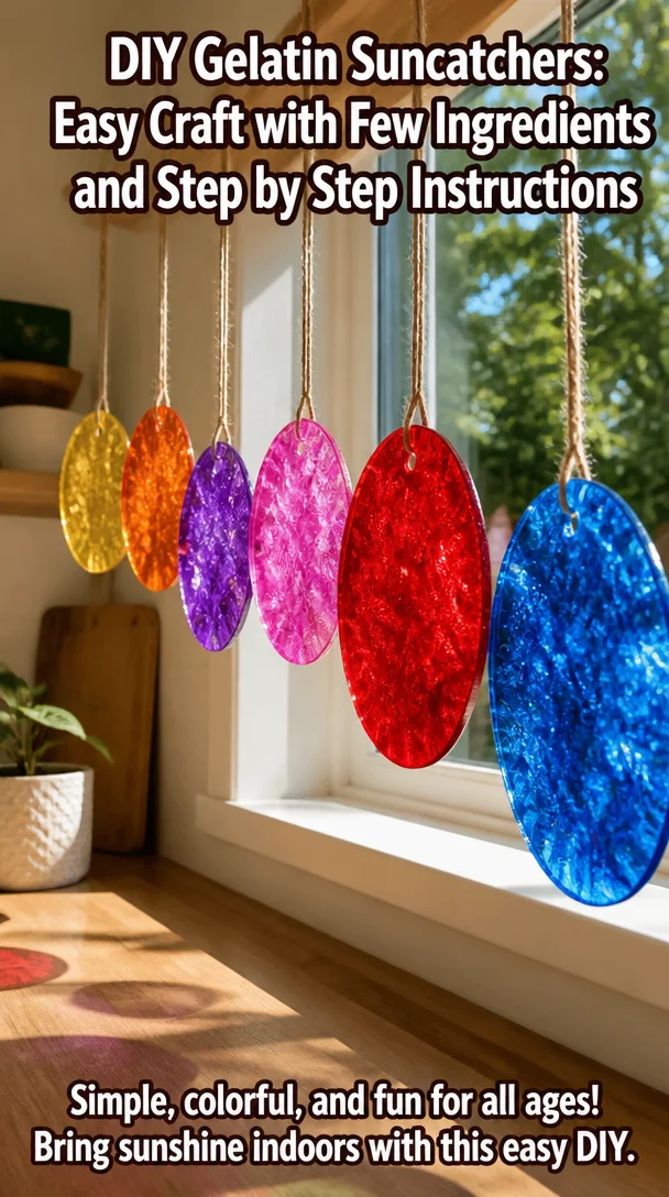 DIY Gelatin Suncatchers: Easy Craft with Few Ingredients and Step by Step Instructions 8 DIY Gelatin Suncatchers: Easy Craft with Few Ingredients and Step by Step Instructions
