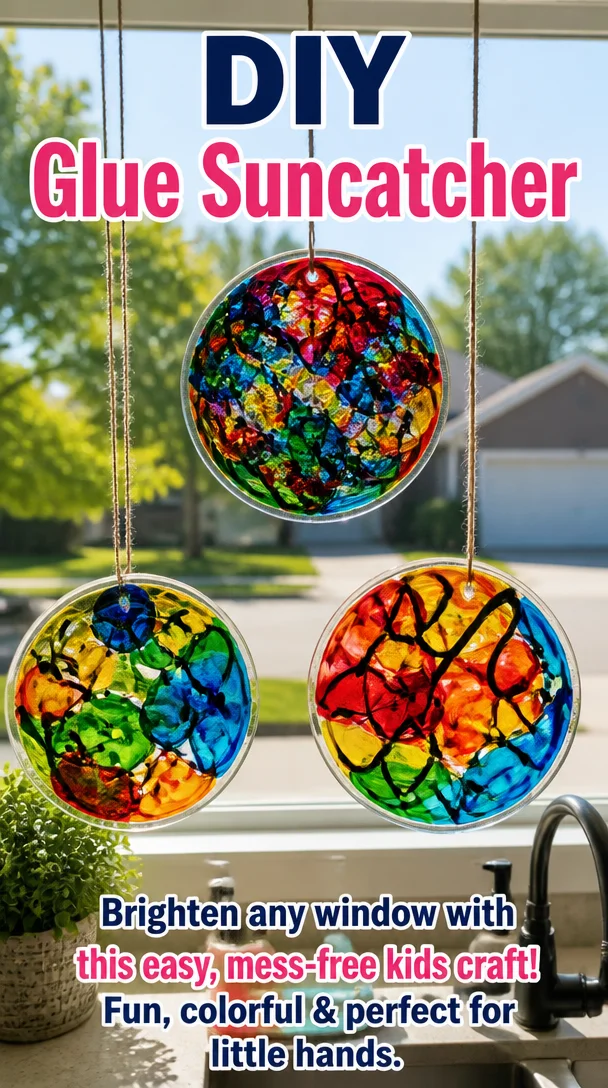 DIY Glue Suncatcher 8 DIY Glue Suncatcher