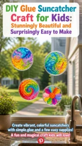 DIY Glue Suncatcher Craft for Kids: Stunningly Beautiful and Surprisingly Easy to Make 22 DIY Glue Suncatcher Craft for Kids: Stunningly Beautiful and Surprisingly…