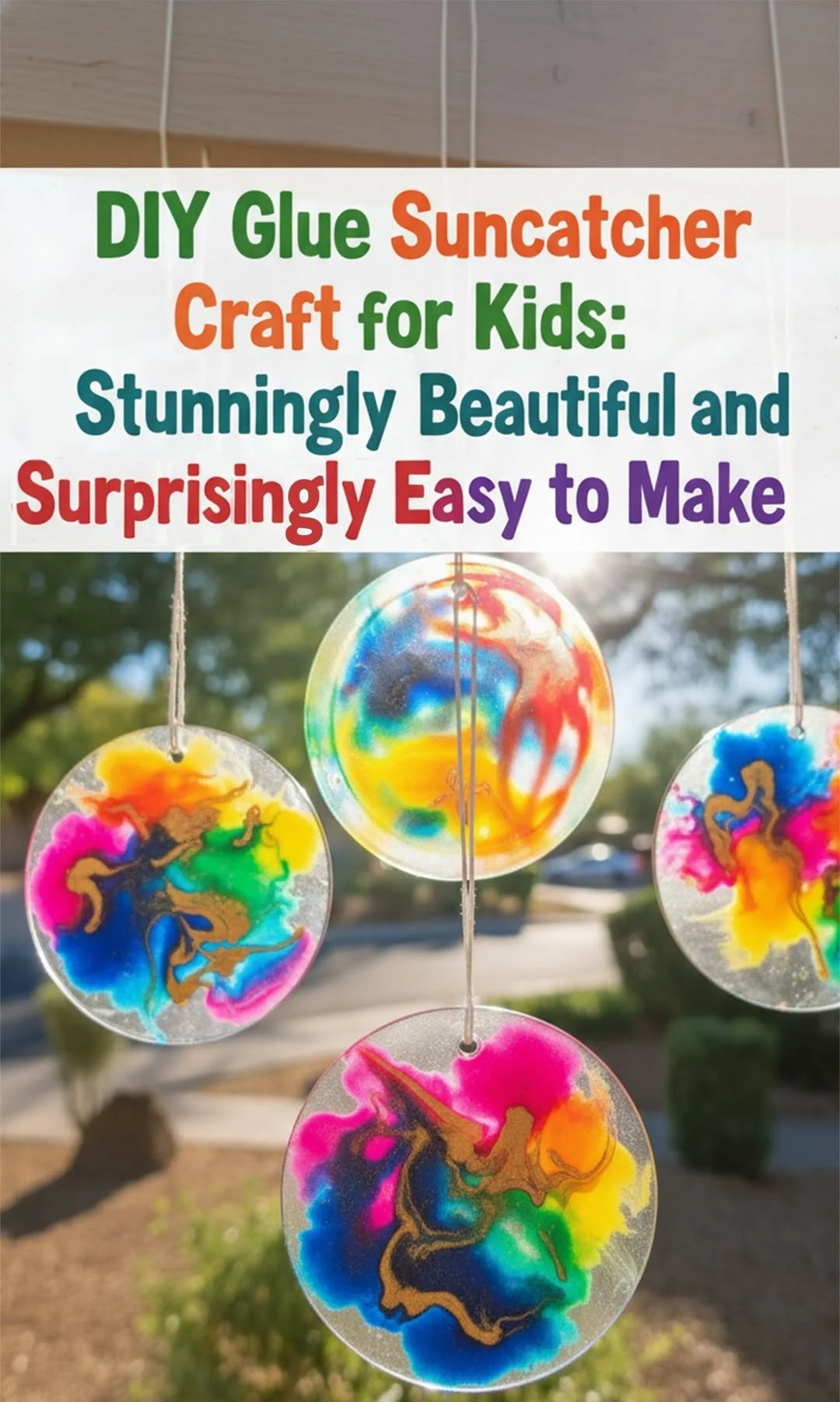 DIY Glue Suncatcher Craft for Kids: Stunningly Beautiful and Surprisingly Easy to Make 10 DIY Glue Suncatcher Craft for Kids: Stunningly Beautiful and Surprisingly Easy to Make