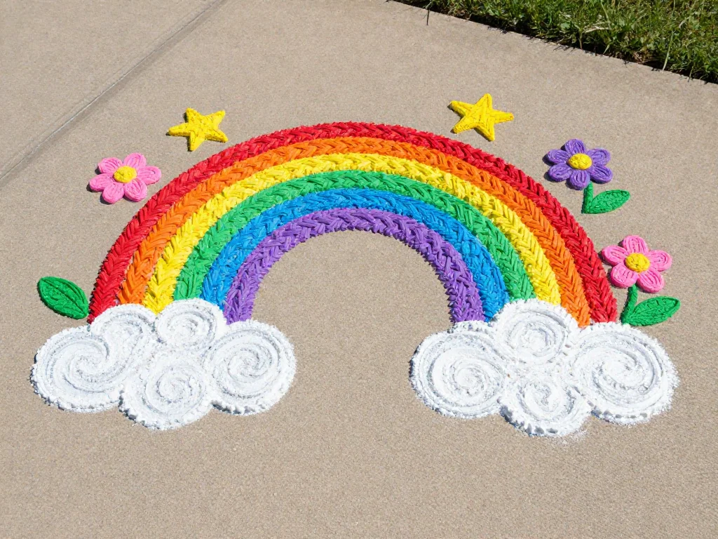 DIY Puffy Sidewalk Paint 9 DIY Puffy Sidewalk Paint