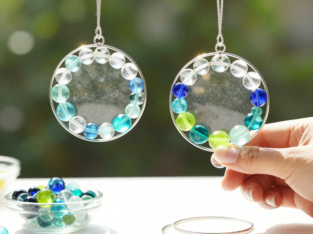 DIY Suncatchers with Glass Beads: Perfect for Kids Craft Gifts and Summer Camp Crafts 9 DIY Suncatchers with Glass Beads: Perfect for Kids Craft Gifts and Summer Camp Crafts