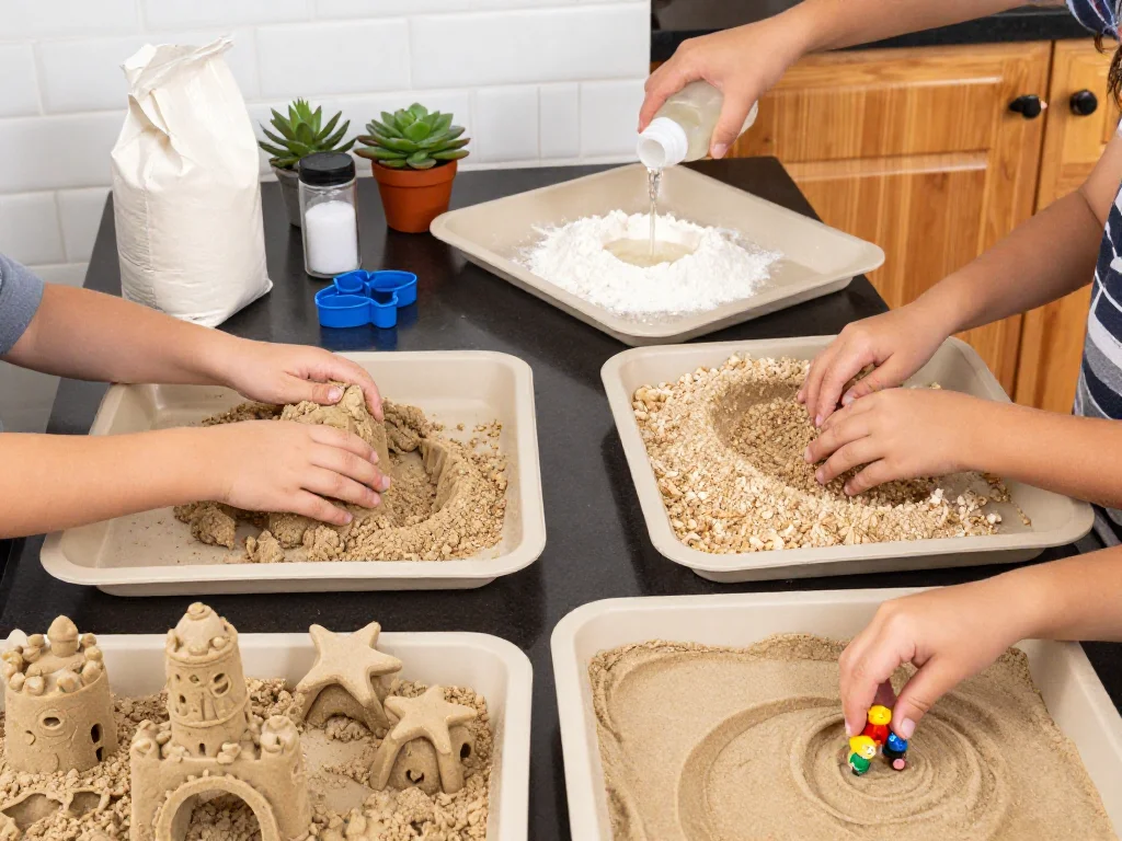 Easy 2-Ingredient Sensory Sand 9 Easy 2-Ingredient Sensory Sand