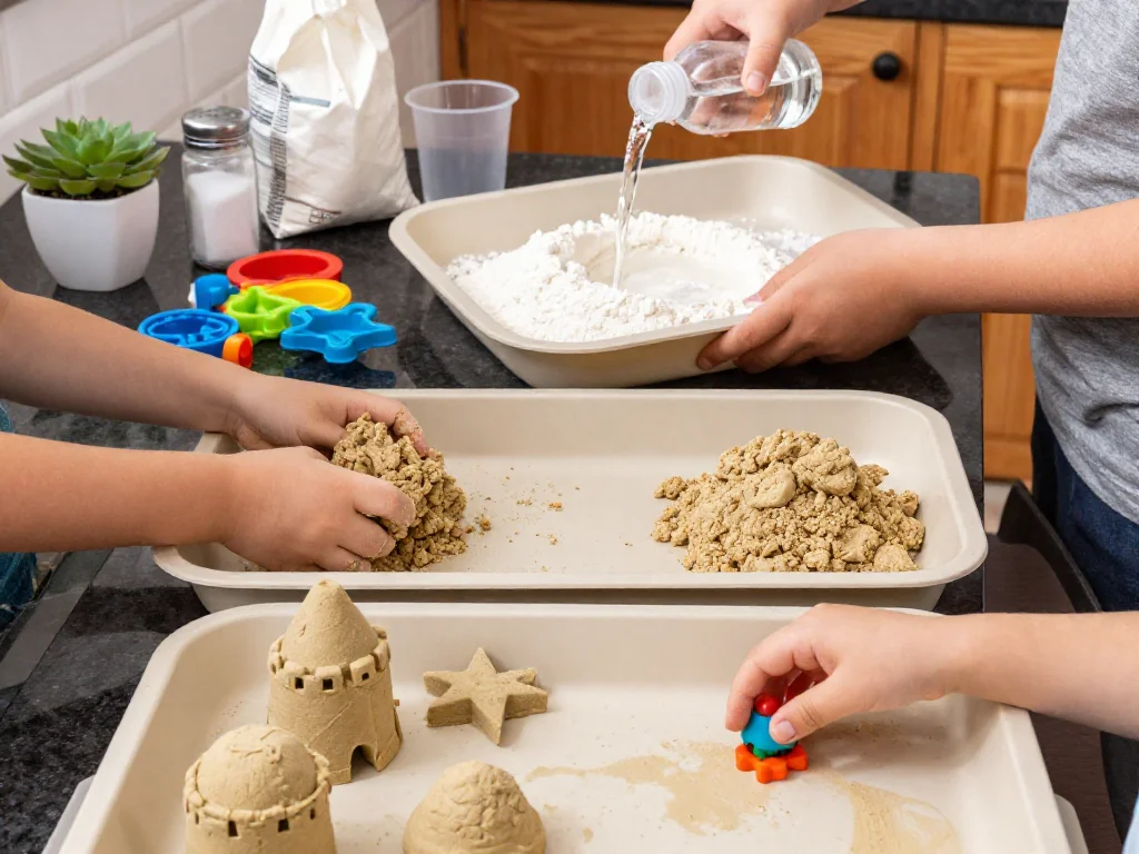 Easy 2-Ingredient Sensory Sand 9 Easy 2-Ingredient Sensory Sand