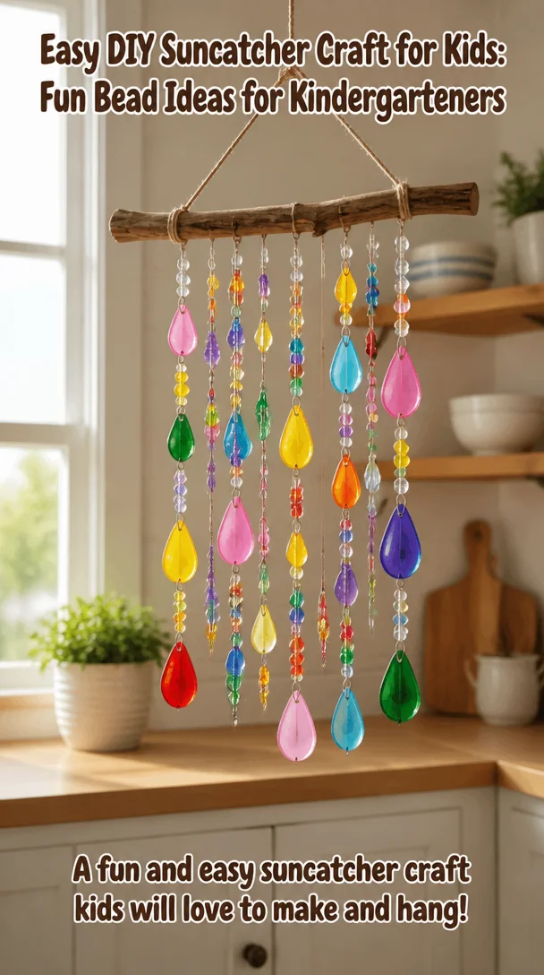 Easy DIY Suncatcher Craft for Kids: Fun Bead Ideas for Kindergarteners 7 Easy DIY Suncatcher Craft for Kids: Fun Bead Ideas for Kindergarteners