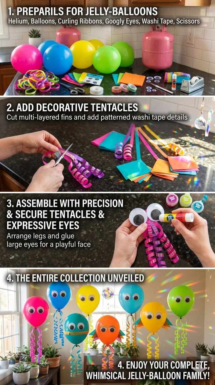Floating Balloon Octopuses (Fun Party DIY) 12 Floating Balloon Octopuses (Fun Party DIY)