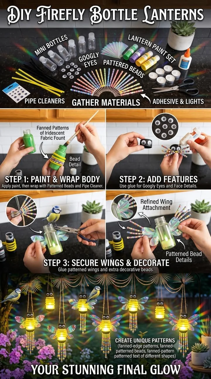 Glow-in-the-Dark Fireflies (Magical Bottle DIY) 12 Glow-in-the-Dark Fireflies (Magical Bottle DIY)