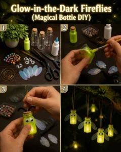 Glow-in-the-Dark Fireflies (Magical Bottle DIY) 21 Glow-in-the-Dark Fireflies (Magical Bottle DIY)