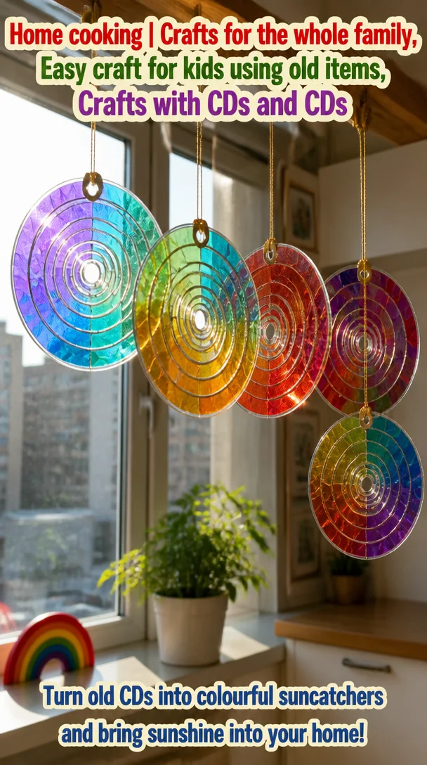 Home cooking | Crafts for the whole family, Easy craft for kids using old items, Crafts with CDs and CDs 8 Home cooking | Crafts for the whole family, Easy craft for kids using old items, Crafts with CDs and CDs