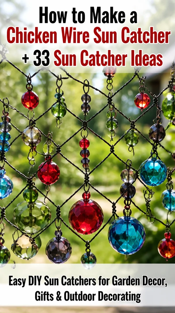 How to Make a Chicken Wire Sun Catcher + 33 Sun Catcher Ideas 8 How to Make a Chicken Wire Sun Catcher + 33 Sun Catcher Ideas