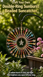 How to Make Double-Ring Sunburst Beaded Suncatcher - Craftionary 19 How to Make Double-Ring Sunburst Beaded Suncatcher – Craftionary
