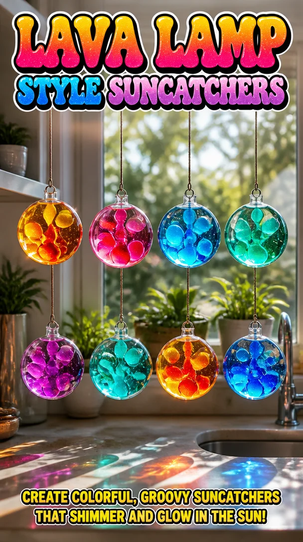 Lava Lamp Style Suncatchers 8 Lava Lamp Style Suncatchers