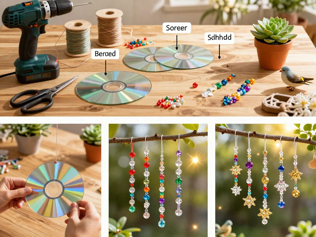 Rainbow CD Wind Spinner (Easy DIY) 9 Rainbow CD Wind Spinner (Easy DIY)