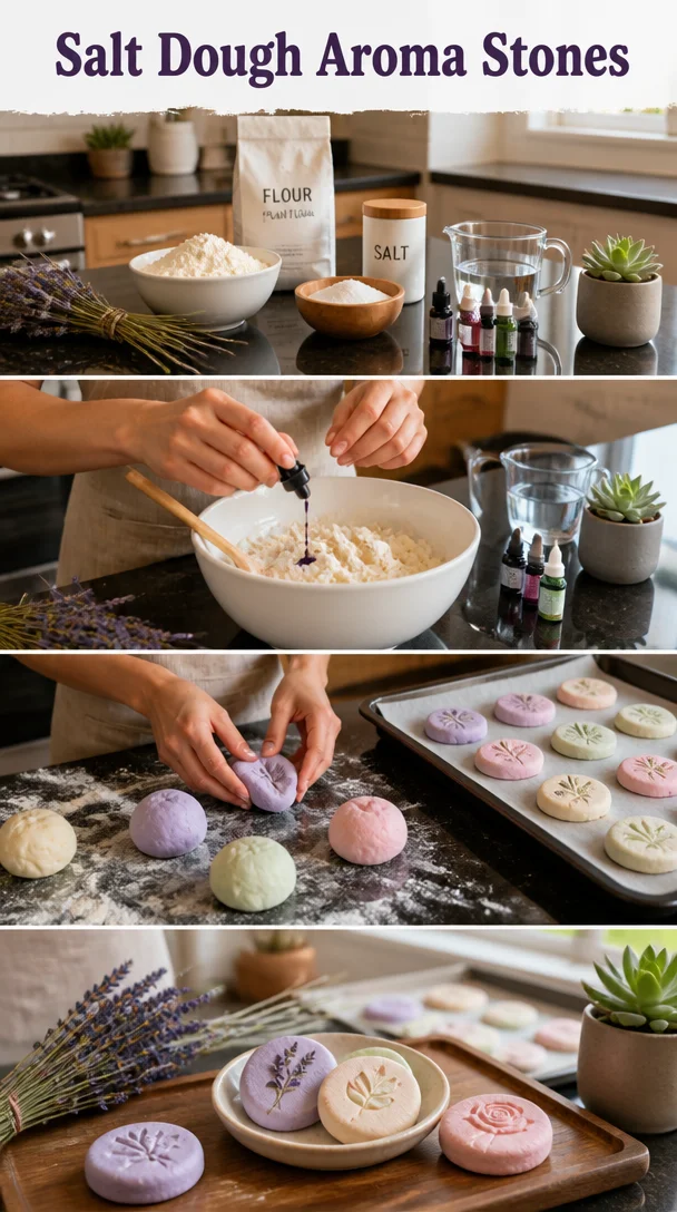 Salt Dough Aroma Stones 8 Salt Dough Aroma Stones