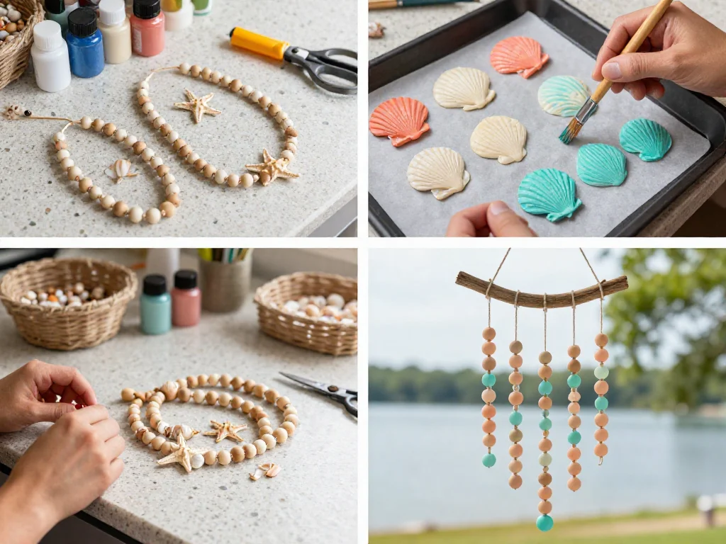 Seashell Driftwood Wind Chime 9 Seashell Driftwood Wind Chime