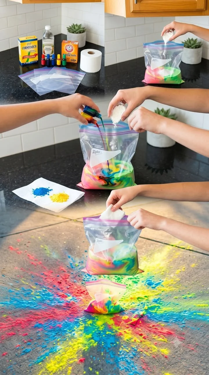 Splatter Chalk Bags 12 Splatter Chalk Bags