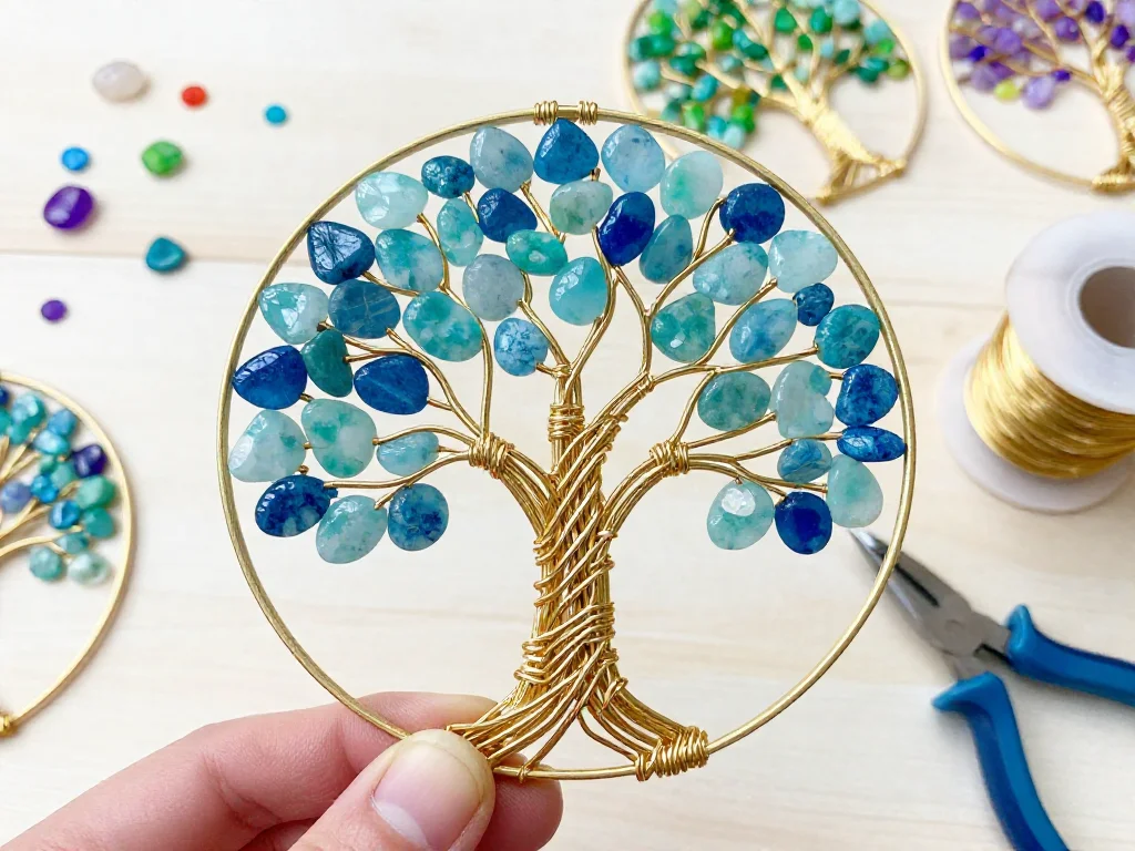 Tree of Life Suncatcher - DIY Wire & Beaded Sun Catcher 8 Tree of Life Suncatcher - DIY Wire & Beaded Sun Catcher
