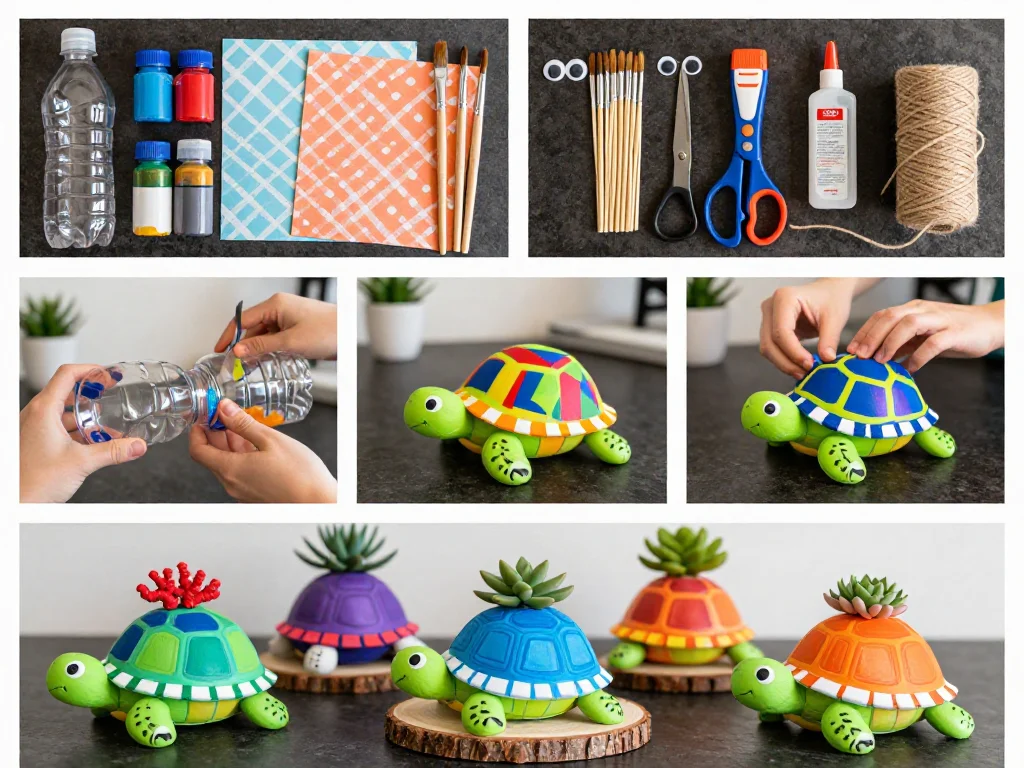 Turtle Planter from a Plastic Bottle (Super Cute DIY) 9 Turtle Planter from a Plastic Bottle (Super Cute DIY)