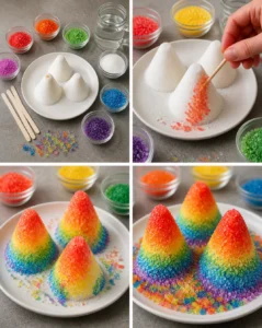 Watch colorful sugar crystals form around a volcano-inspired design for a creative project that blends art with simple science. Which version would you make? #SugarCrystalVolcano #ScienceCraft #DIYExp... 17 Watch colorful sugar crystals form around a volcano-inspired design for…