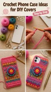 Crochet Phone Case Pattern for Relaxed Days 18 Crochet Phone Case Pattern for Relaxed Days