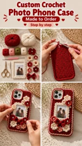 Custom Crochet Photo Phone Case Made to Order 14 Custom Crochet Photo Phone Case Made to Order