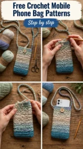 Free Crochet Mobile Phone Bag Patterns 17 Free Crochet Mobile Phone Bag Patterns