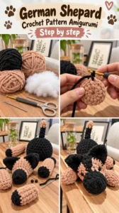 German Shepard Crochet Pattern Amigurumi 11 German Shepard Crochet Pattern Amigurumi