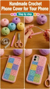 Handmade Crochet Phone Cover Stylish Accessory 17 Handmade Crochet Phone Cover Stylish Accessory