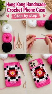 Hong Kong Handmade Crochet Phone Case 16 Hong Kong Handmade Crochet Phone Case